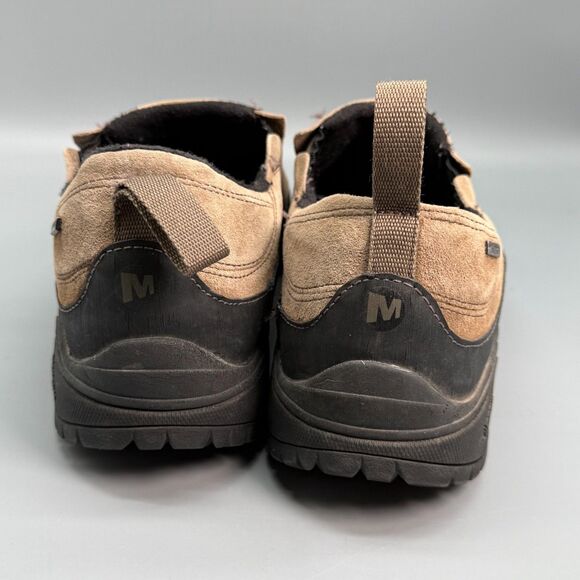 Merrell Shiver Moc 2 Hiking Shoe Men\'s 14 Brown Suede Slip-On Waterproof Outdoor main image 7